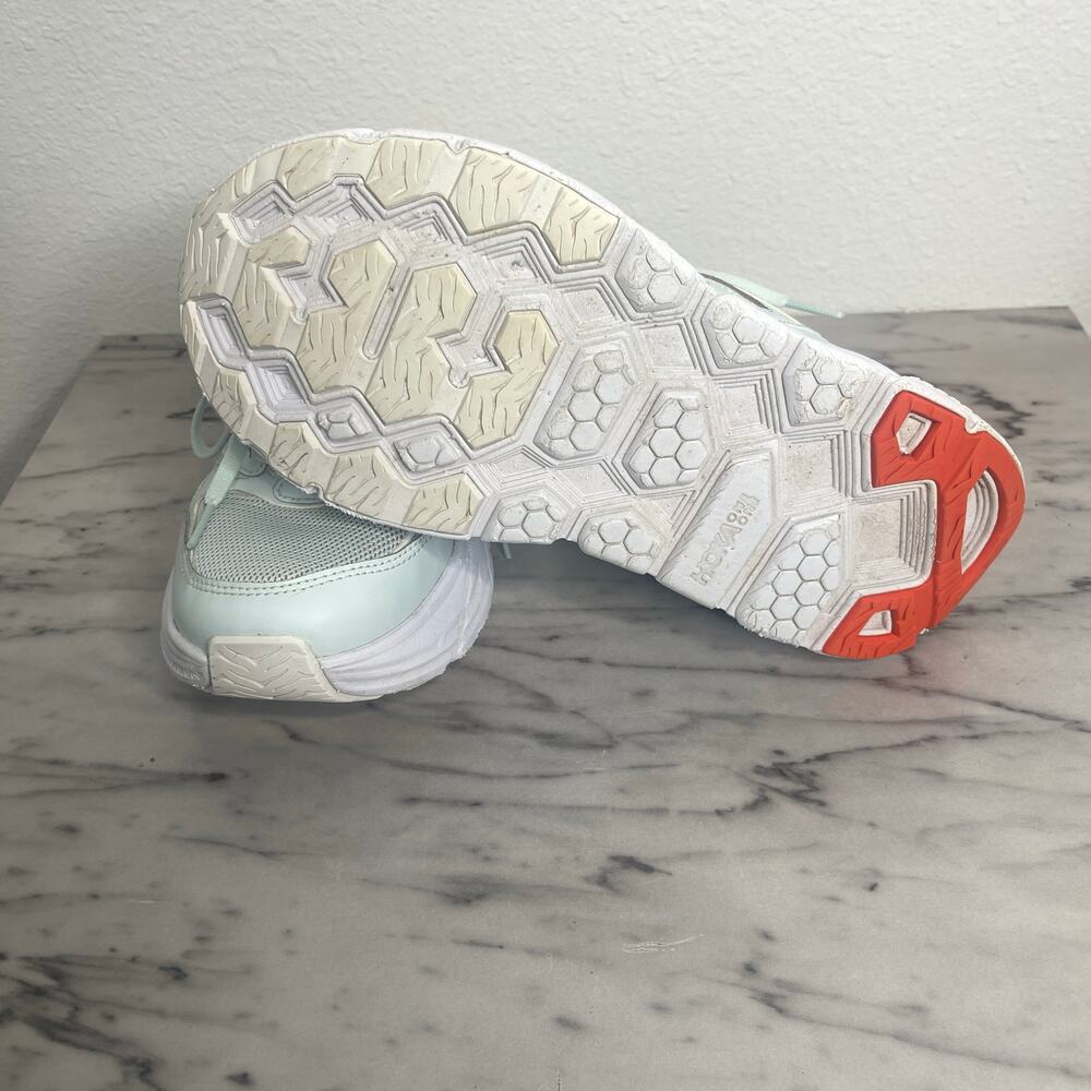 HOKA ONE ONE Clifton L Running Shoes – Women’s 8 / Men’s 7 Wan Blue/Mandarin Red - Picture 6 of 14